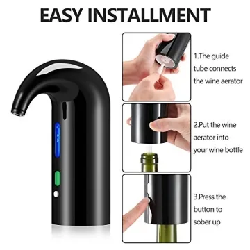 Electric Wine Aerator One Touch Aeration USB Charging