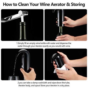 Electric Wine Aerator One Touch Aeration USB Charging