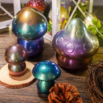 LET'S RESIN Mica Powder - Vibrant Color Shift Craft Pigment