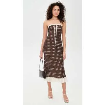 For Love & Lemons Daisy Mae Midi Dress - Chic Elegance