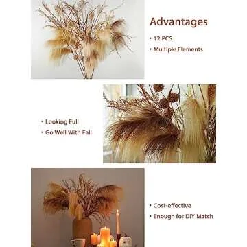 Anna's Whimsy Fall Decor Bouquets - Elegant Floral Arrangements