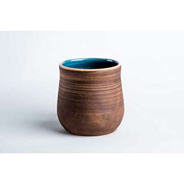 Pottery coffee mug Blue ceramic mug Tea cup Rustic mug Handmade coffee mug Stoneware mug