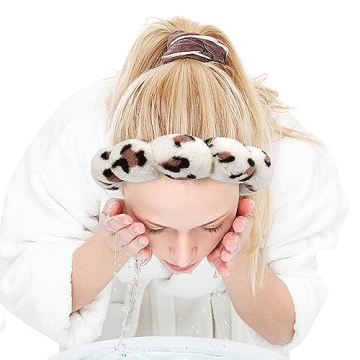 Zkptops Spa Headband & Wristband Set for Skincare