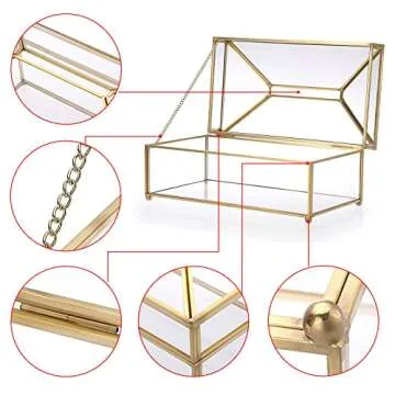Elegant Sumnacon Clear Glass Tissue Box for Home Decor
