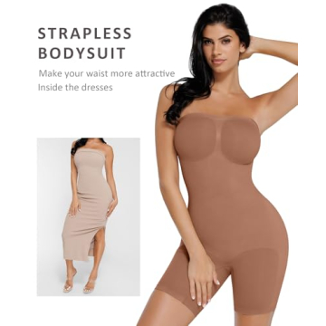FeelinGirl Seamless Bodysuit for Women Tummy Control