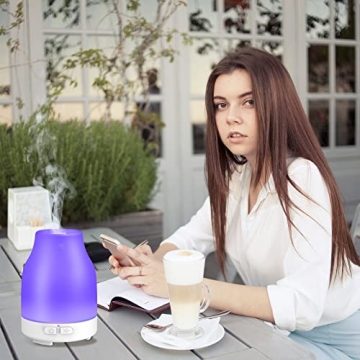 Dukya Essential Oil Diffuser 110ml with Colorful Lights