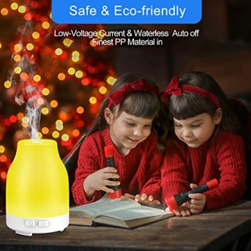 Dukya Essential Oil Diffuser 110ml with Colorful Lights