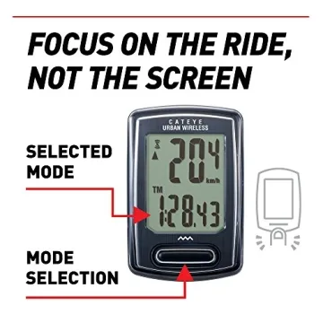 CatEye Urban Wireless Bike Computer - Accurate & Easy to Use