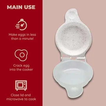 Good Living Microwave Egg Muffin Pan for Quick Breakfasts