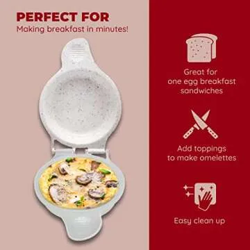 Good Living Microwave Egg Muffin Pan for Quick Breakfasts