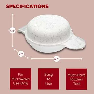Good Living Microwave Egg Muffin Pan for Quick Breakfasts