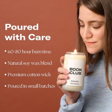 Homesick Book Club Candle - Perfect Gift for Book Lovers