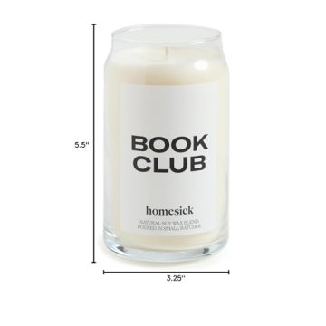 Homesick Book Club Candle - Perfect Gift for Book Lovers
