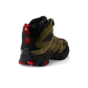 Merrell® Moab 3 Mid Waterproof Shoes for Men – Mesh Structure – Cushioned Footbed – Flexible Footbed Avocado 11.5 M