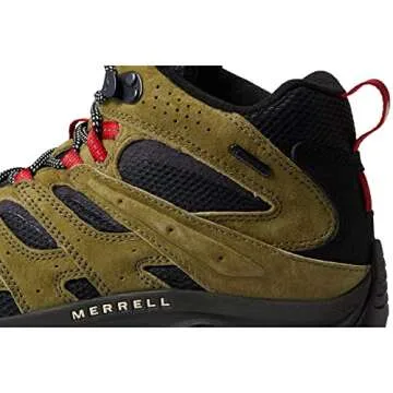 Merrell® Moab 3 Mid Waterproof Shoes for Men – Mesh Structure – Cushioned Footbed – Flexible Footbed Avocado 11.5 M