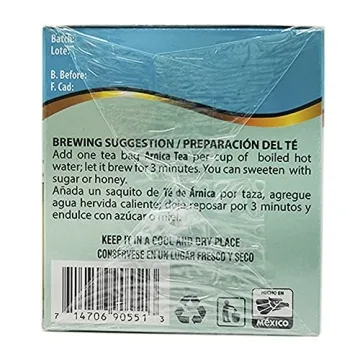 HERBACIL ARNICA TEA 25-BAGS - Natural Pain Relief Infusion