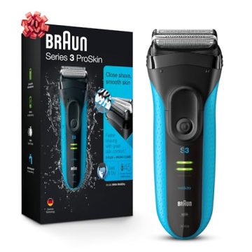 Braun Electric Series 3 Razor with Precision Trimmer, Rechargeable, Wet & Dry Foil Shaver for Men, B...