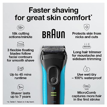 Braun Electric Series 3 Razor with Precision Trimmer