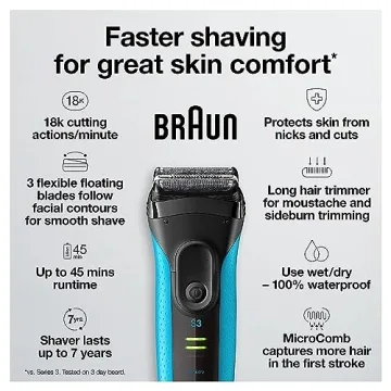 Braun Electric Series 3 Razor with Precision Trimmer
