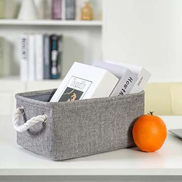 Stylish TheWarmHome Storage Bins for Organizing Home