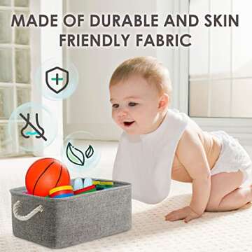 Stylish TheWarmHome Storage Bins for Organizing Home