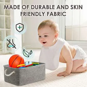 Stylish TheWarmHome Storage Bins for Organizing Home