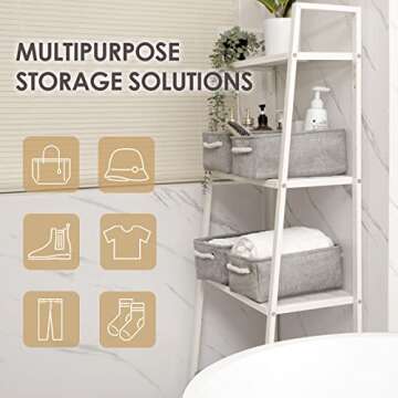 Stylish TheWarmHome Storage Bins for Organizing Home