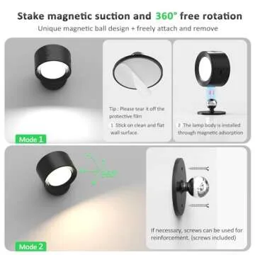 LED Wall Mounted Lights with Remote Control for Any Room