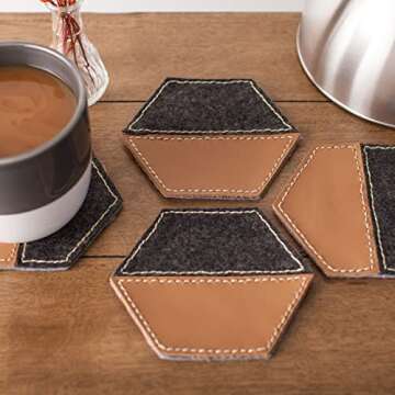 Cricut Pebbled Faux Leather Roll - Cafe 12x24in