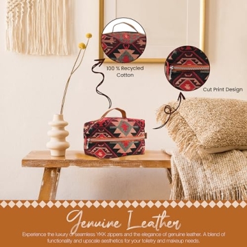 Rubicones Cosmetic Handbag Eco-Friendly Boho Chic