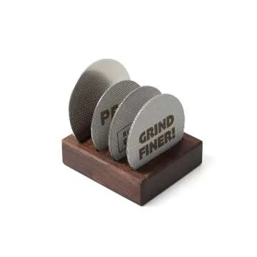 Handmade Walnut Puck Screen Stand with 4 Slots