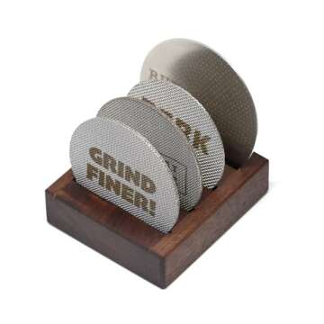 Handmade Walnut Puck Screen Stand with 4 Slots