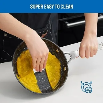 BEZIA Induction Nonstick Cookware Set - 10 Pieces