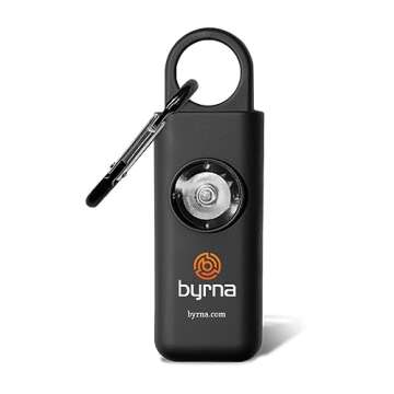 Byrna Banshee Personal Safety Alarm - 130 dB Loud Military Grade Self Defense Emergency Keychain Sir...