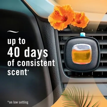 Febreze Car Air Freshener Hawaiian Aloha Vent Clip 4 Count