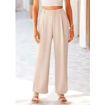 Stylish PRETTYGARDEN Wide Leg Suit Pants for Women