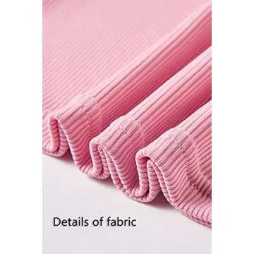 LICOBOD Casual Workout Sets 2 Piece Outfits for Women Ribbed Crop Tank Top High Waist Yoga Leggings Lounge Wear Tracksuit