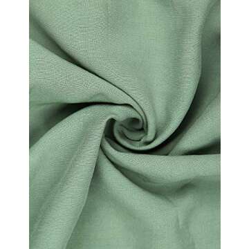 Blooming Jelly Women’s Ruffle Mini Dress V Neck Green XL