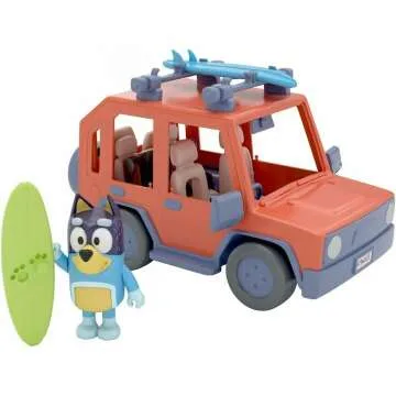 Bluey 4WD Family Vehicle Toy - Adventure Awaits