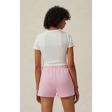 Land Rover Women's Emblem Slim Sweat Shorts for Stylish Comfort