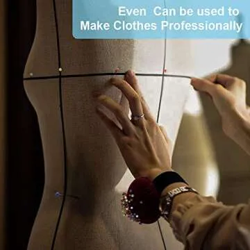 500PCS Sewing Pins for Fabric, Straight Pins with Colored Ball Glass Heads Long 1.5inch, Quilting Pins for Dressmaker, Jewelry DIY Decoration, Craft and Sewing Project by Sunenlyst