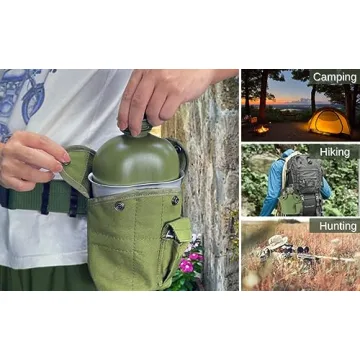 BeGrit Military Canteen Kit for Outdoor Adventures