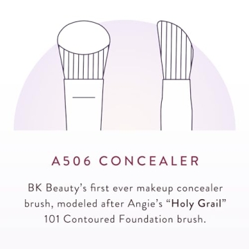 BK Beauty A506 Vegan Concealer Brush Flawless Application