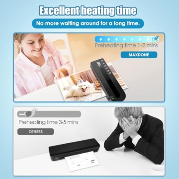 MAXDONE 9-Inch Thermal Laminator for Home Office Use