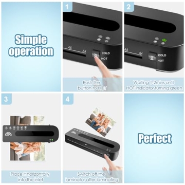 MAXDONE 9-Inch Thermal Laminator for Home Office Use
