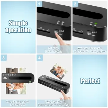 MAXDONE 9-Inch Thermal Laminator for Home Office Use