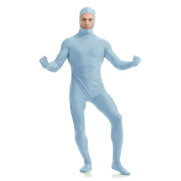 ATHX Men's and Women's Spandex Open Face Bodysuit Costume Adult Stretchy Halloween Cosplay Body Suit...