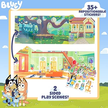Bluey Reusable Puffy Stickers Playset for Kids Travel
