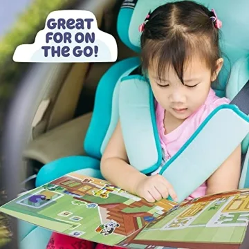 Bluey Reusable Puffy Stickers Playset for Kids Travel