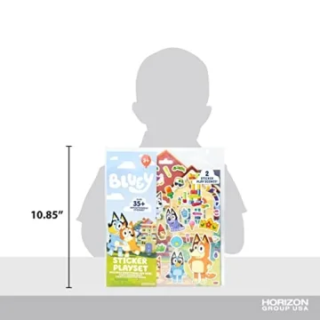 Bluey Reusable Puffy Stickers Playset for Kids Travel